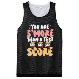 You Are SMore Than A Test Score State Test Day Teacher Mesh Reversible Basketball Jersey Tank