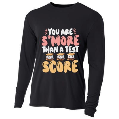 You Are SMore Than A Test Score State Test Day Teacher Cooling Performance Long Sleeve Crew