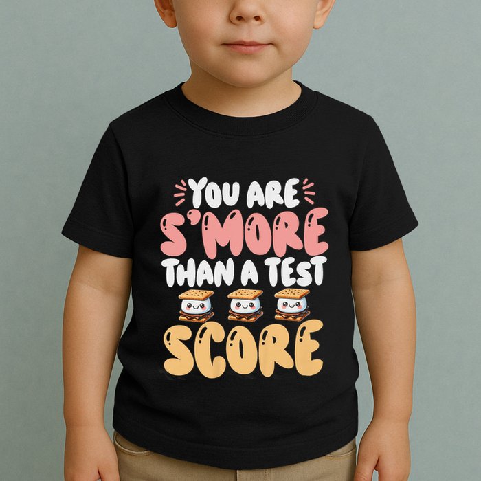 You Are SMore Than A Test Score State Test Day Teacher Toddler T-Shirt