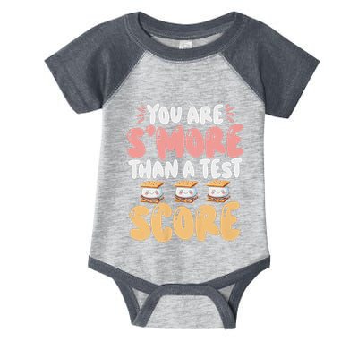 You Are SMore Than A Test Score State Test Day Teacher Infant Baby Jersey Bodysuit
