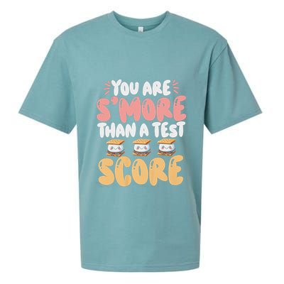 You Are SMore Than A Test Score State Test Day Teacher Sueded Cloud Jersey T-Shirt