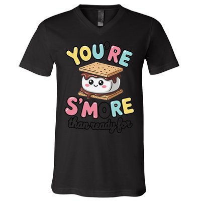 You Are Smore Than A Test Score State Test Day Teacher V-Neck T-Shirt