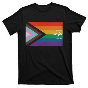 You are safe with me LGBT Ally T-Shirt