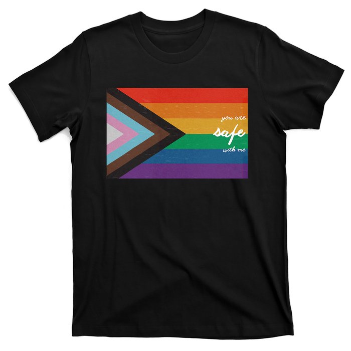 You are safe with me LGBT Ally T-Shirt