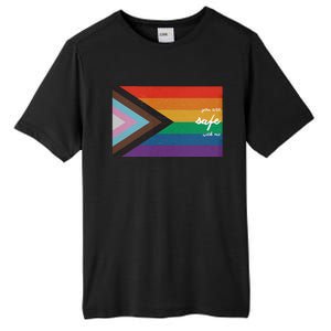 You are safe with me LGBT Ally Tall Fusion ChromaSoft Performance T-Shirt