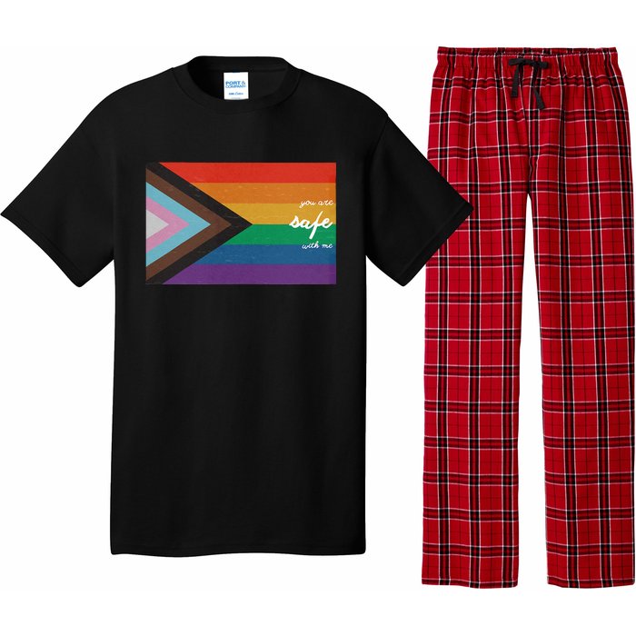 You are safe with me LGBT Ally Pajama Set