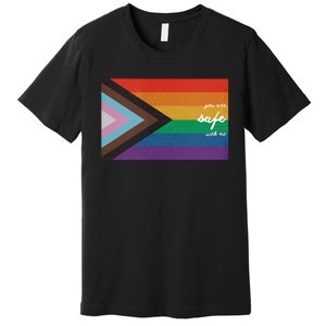 You are safe with me LGBT Ally Premium T-Shirt