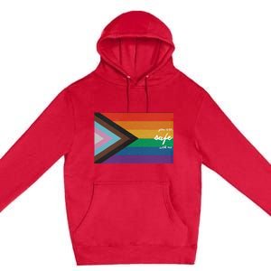 You are safe with me LGBT Ally Premium Pullover Hoodie