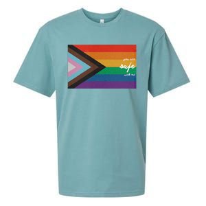 You are safe with me LGBT Ally Sueded Cloud Jersey T-Shirt