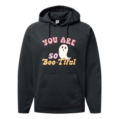 You Are So Bootiful Halloween Retro Gift Cute Ghost Performance Fleece Hoodie