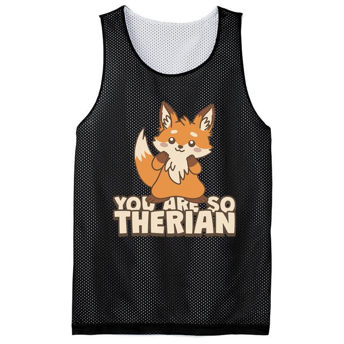 You Are So Therian Mesh Reversible Basketball Jersey Tank