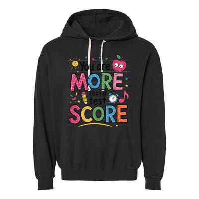 You Are Smore Than A Test Score State Test Day Teacher Garment-Dyed Fleece Hoodie