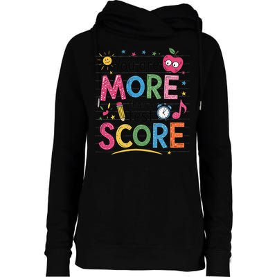 You Are Smore Than A Test Score State Test Day Teacher Womens Funnel Neck Pullover Hood