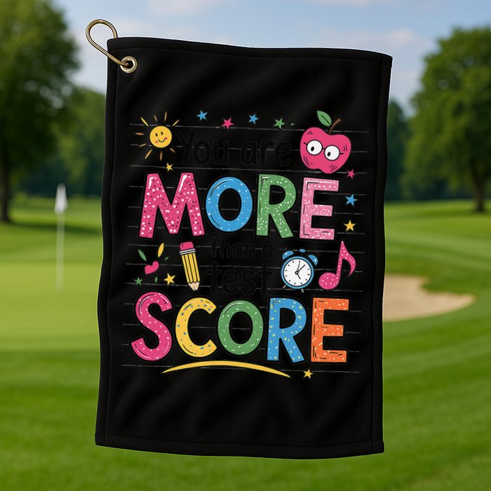 You Are Smore Than A Test Score State Test Day Teacher Golf Towel