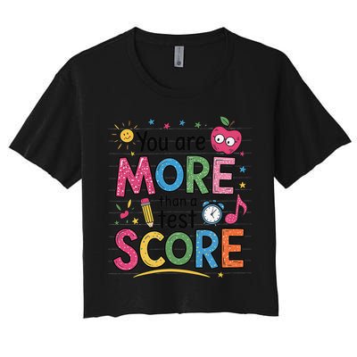 You Are Smore Than A Test Score State Test Day Teacher Crop Top