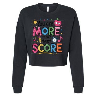 You Are Smore Than A Test Score State Test Day Teacher Cropped Pullover Crew