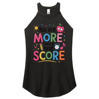 You Are Smore Than A Test Score State Test Day Teacher Women's Perfect Tri Rocker Tank