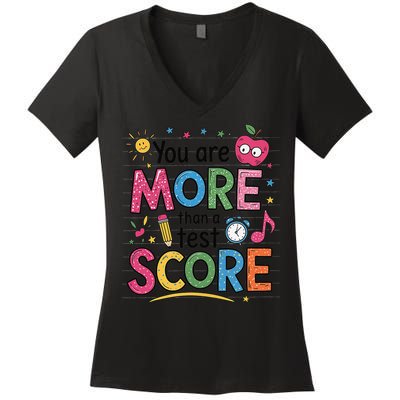 You Are Smore Than A Test Score State Test Day Teacher Women's V-Neck T-Shirt