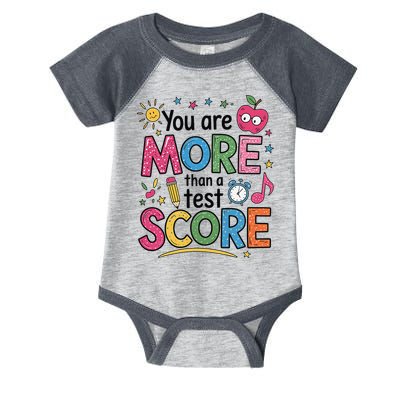 You Are Smore Than A Test Score State Test Day Teacher Infant Baby Jersey Bodysuit