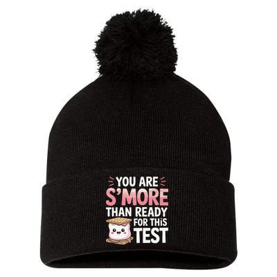 You Are Smore Than A Test Score State Test Day Teacher Pom Pom 12in Knit Beanie
