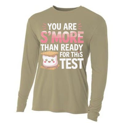 You Are Smore Than A Test Score State Test Day Teacher Cooling Performance Long Sleeve Crew