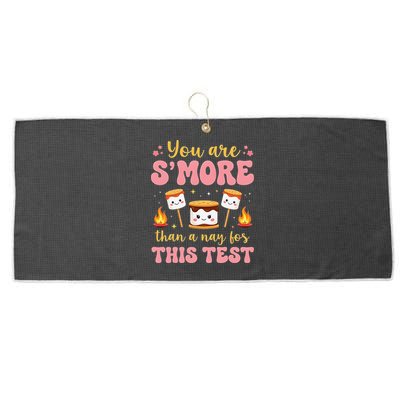 You Are Smore Than A Test Score State Test Day Teacher Large Microfiber Waffle Golf Towel