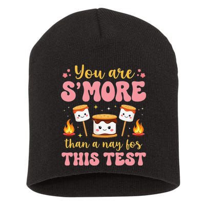 You Are Smore Than A Test Score State Test Day Teacher Short Acrylic Beanie