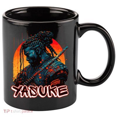 Yasuke African Samurai Premium 11oz C Handle Ceramic Mug