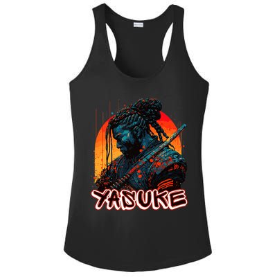 Yasuke African Samurai Premium Ladies PosiCharge Competitor Racerback Tank
