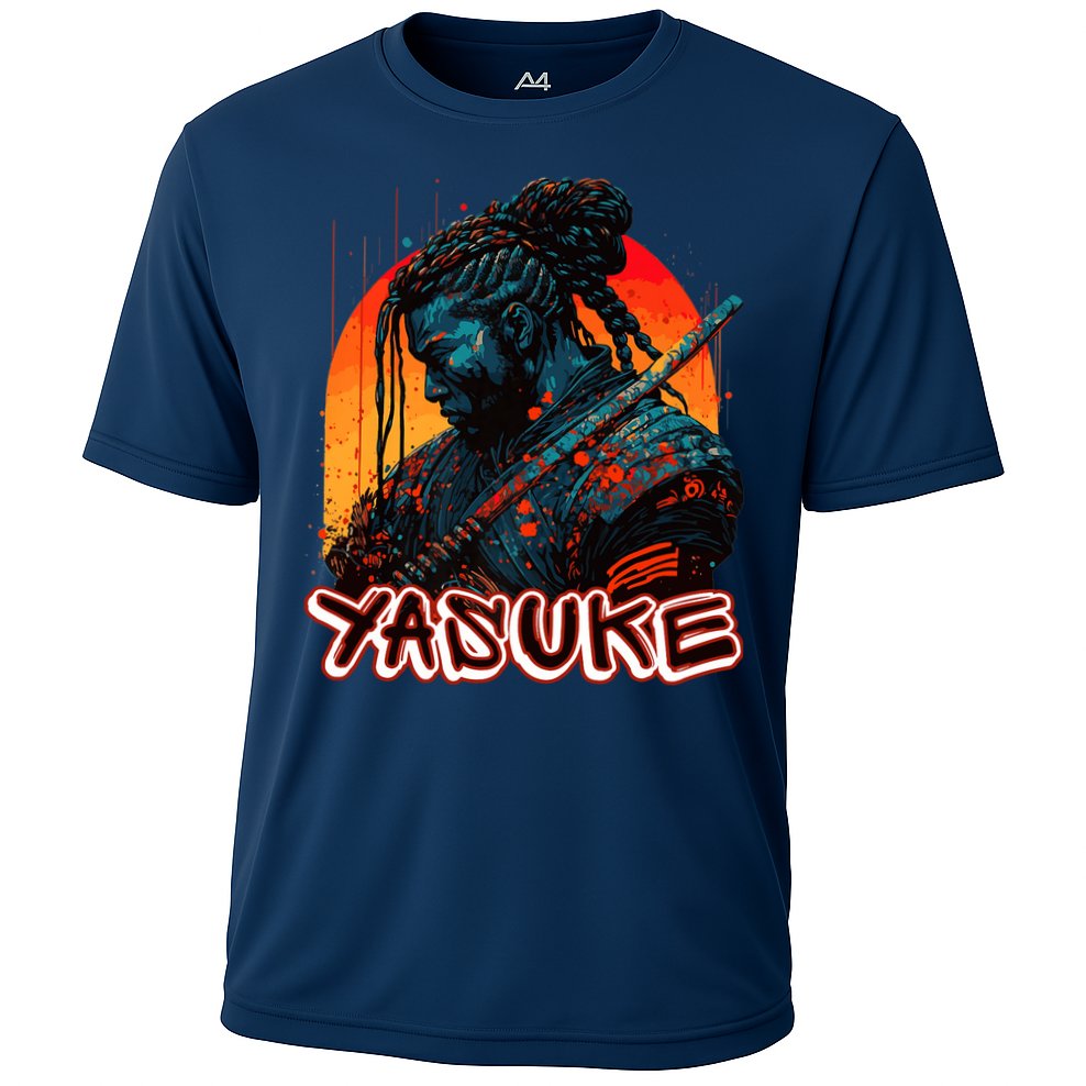 Yasuke African Samurai Premium Cooling Performance Crew T-Shirt