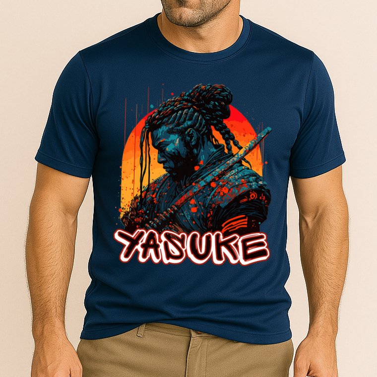 Yasuke African Samurai Premium Cooling Performance Crew T-Shirt