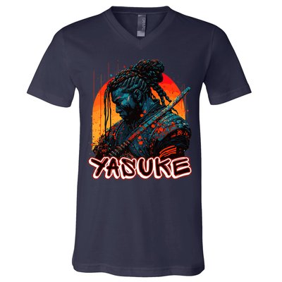 Yasuke African Samurai Premium V-Neck T-Shirt