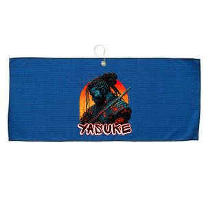 Yasuke African Samurai Premium Large Microfiber Waffle Golf Towel