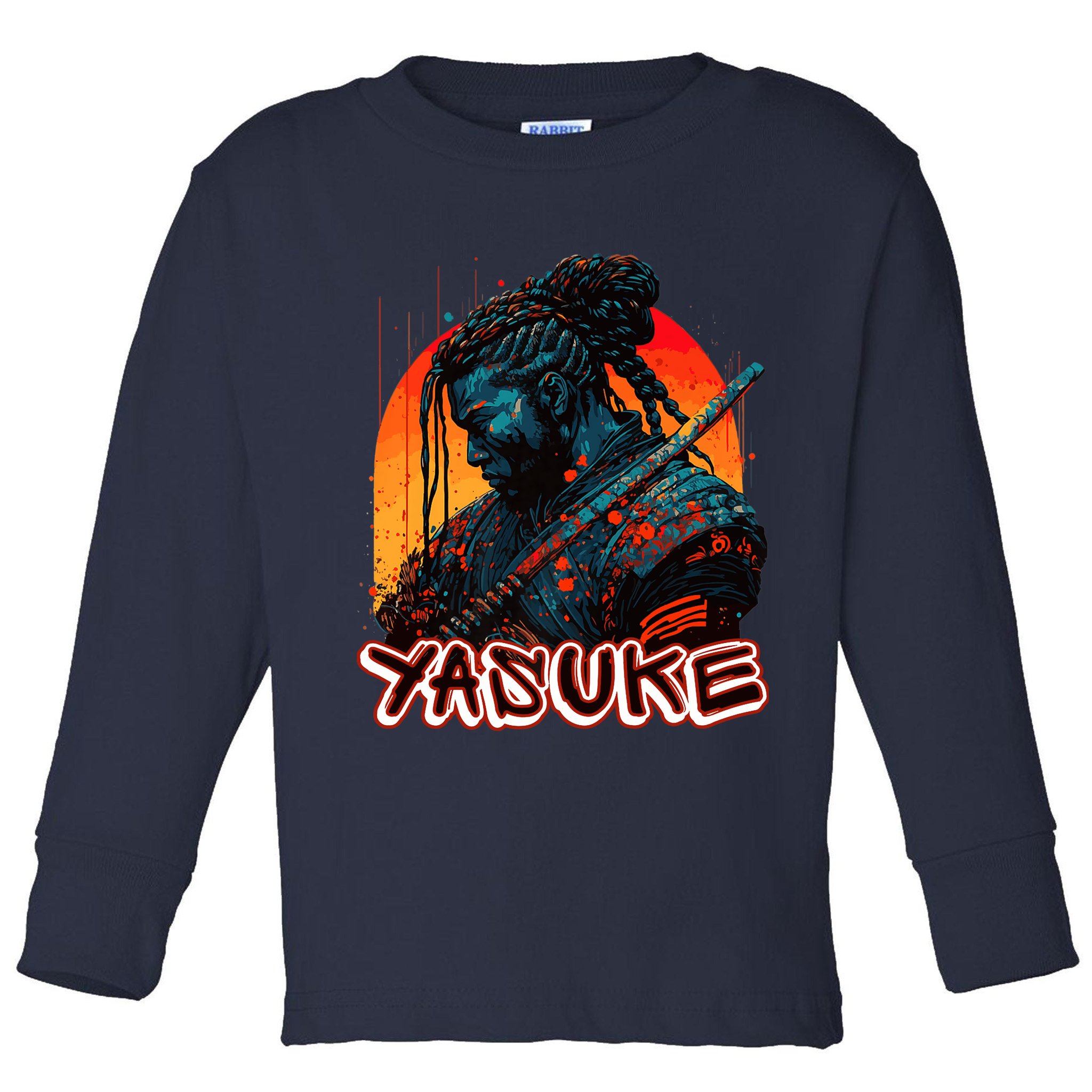 Yasuke African Samurai Premium Toddler Long Sleeve Shirt