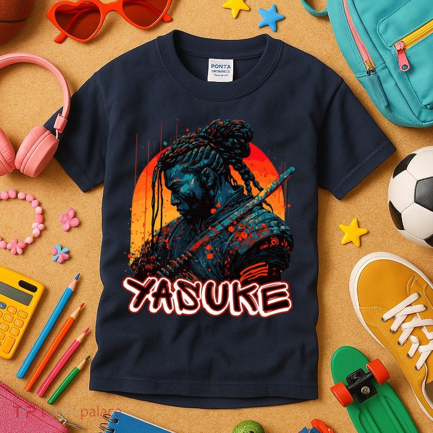 Yasuke African Samurai Premium Kids T-Shirt