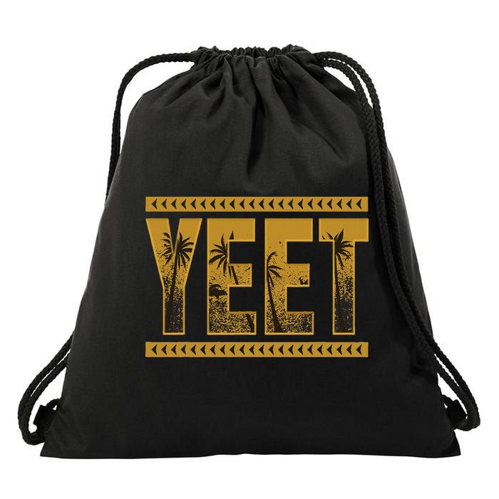 Yeet Apparel Saying Drawstring Bag