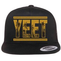Yeet Apparel Saying Flat Bill Trucker Hat