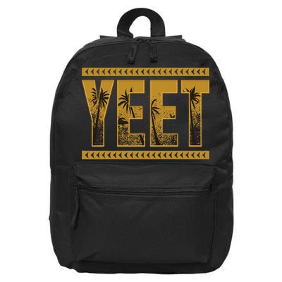 Yeet Apparel Saying 16 in Basic Backpack