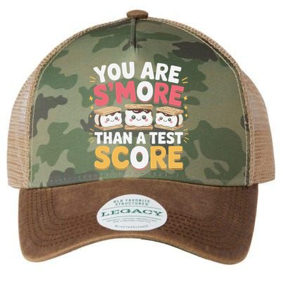 You Are Smore Than A Test Score Test Day Teacher Legacy Tie Dye Trucker Hat
