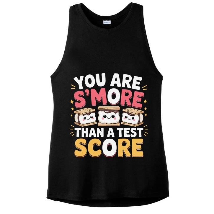 You Are Smore Than A Test Score Test Day Teacher Ladies PosiCharge Tri-Blend Wicking Tank