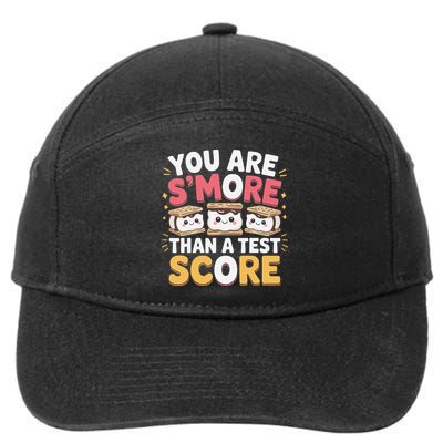 You Are Smore Than A Test Score Test Day Teacher 7-Panel Snapback Hat