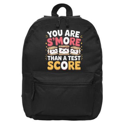 You Are Smore Than A Test Score Test Day Teacher 16 in Basic Backpack