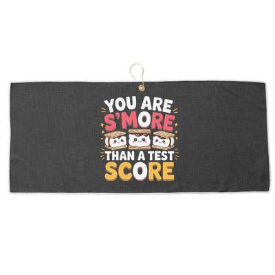 You Are Smore Than A Test Score Test Day Teacher Large Microfiber Waffle Golf Towel