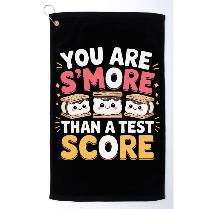 You Are Smore Than A Test Score Test Day Teacher Golf Towel