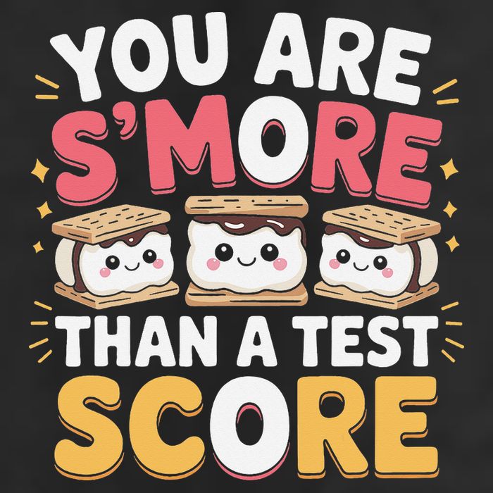 You Are Smore Than A Test Score Test Day Teacher Golf Towel