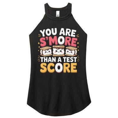 You Are Smore Than A Test Score Test Day Teacher Women's Perfect Tri Rocker Tank