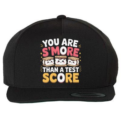 You Are Smore Than A Test Score Test Day Teacher Wool Snapback Cap