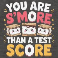 You Are Smore Than A Test Score Test Day Teacher Vector Backpack
