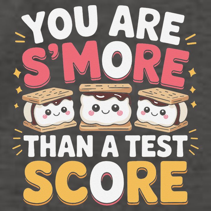 You Are Smore Than A Test Score Test Day Teacher Vector Backpack