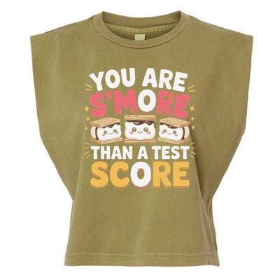 You Are Smore Than A Test Score Test Day Teacher Garment-Dyed Women's Muscle Tee